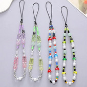 Jauns lācis multfilmas sēņu fāzēm pret pazaudēšanu tālruņa virves siksniņa priekš iPhone Samsung Galaxy kameras soma pudeles aksesuāri 17cm