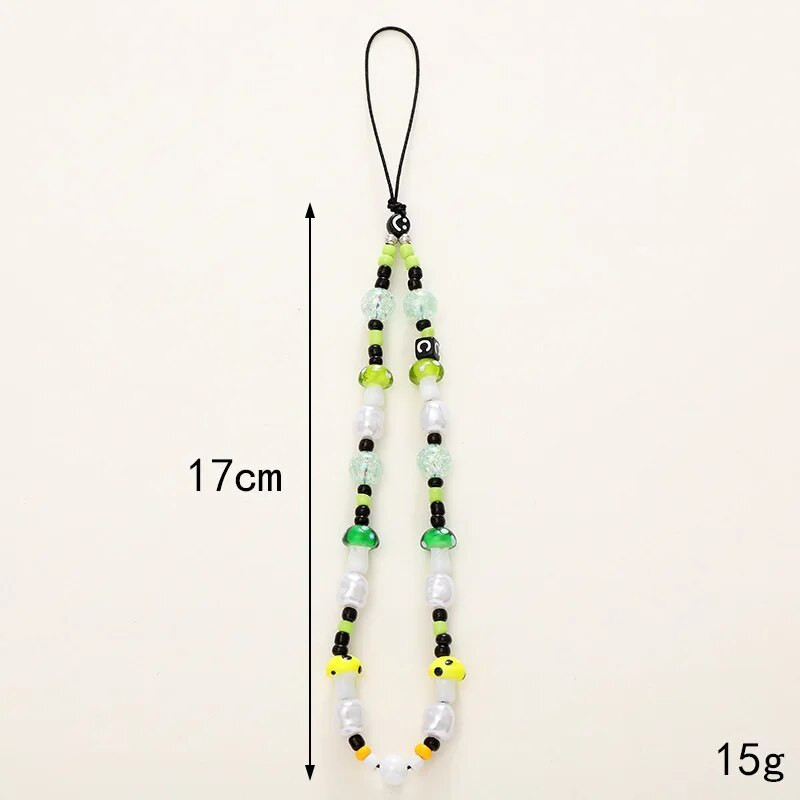 Jauns lācis multfilmas sēņu fāzēm pret pazaudēšanu tālruņa virves siksniņa priekš iPhone Samsung Galaxy kameras soma pudeles aksesuāri 17cm