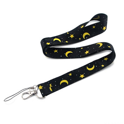 CB1109 Moon Fashion Cute Yoga remen oko vrata za osobnu iskaznicu privjesak za ključeve USB držač značke Trake za privjesak za ključeve Uže DIY lariat konopac
