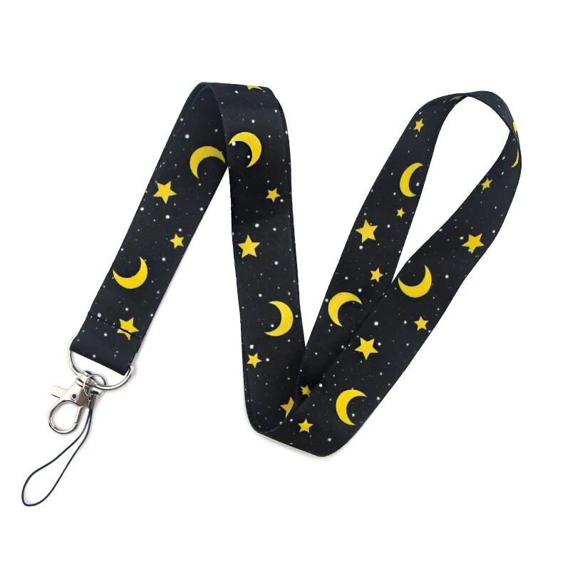 CB1109 Moon Fashion Cute Yoga remen oko vrata za osobnu iskaznicu privjesak za ključeve USB držač značke Trake za privjesak za ključeve Uže DIY lariat konopac