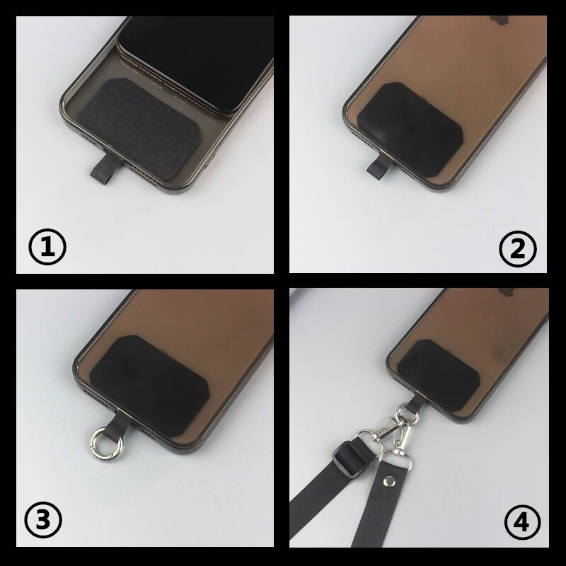 Κρεμαστό λουράκι ώμου Αντι-χαμένο κορδόνι με λουράκι με κορδόνι μακρύ χιαστί που μπορεί να κρεμάσει το λαιμό Ανθεκτικό κορδόνι για κινητά τηλέφωνα