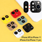 Nova luksuzna lažna naljepnica objektiva kamere Zaštitna maska za zaslon za iPhone XR X Promjena u iPhone 11 Pro Max Dodaci za telefon