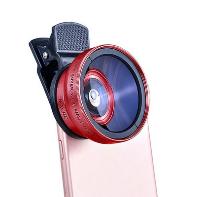 Tongdaytech 2IN1 HD Telefon Mobil Camera Telescop cu unghi larg Lentila Macro pentru Iphone 11 Pro Samsung Xiaomi Lente Para Celular