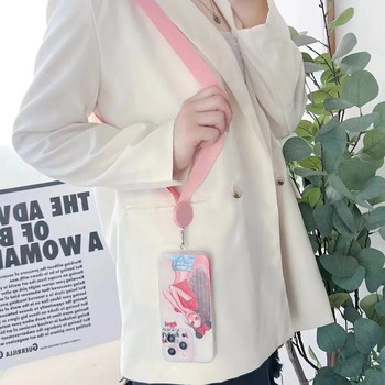 Регулируема каишка за телефон Crossbody ремък за мобилен телефон Сваляща се колие Висящо широко въже Пач кабел Найлонови каишки за телефон