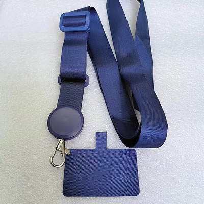 Regulējama tālruņa siksna Crossbody Siksnas mobilajam tālrunim noņemama kaklarota, kas karājas ar platu virvi Patch Cord Neilona tālruņa siksnas