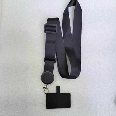 Regulējama tālruņa siksna Crossbody Siksnas mobilajam tālrunim noņemama kaklarota, kas karājas ar platu virvi Patch Cord Neilona tālruņa siksnas