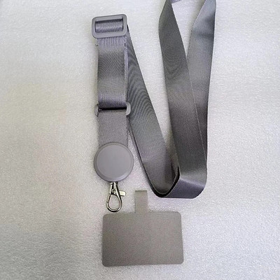 Regulējama tālruņa siksna Crossbody Siksnas mobilajam tālrunim noņemama kaklarota, kas karājas ar platu virvi Patch Cord Neilona tālruņa siksnas