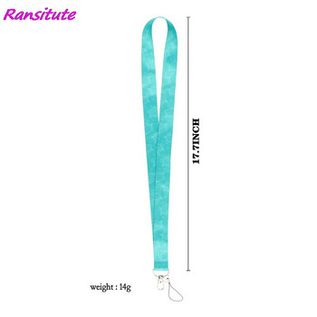 Ransitute R2145 Sea Turtle Starry Sky Yoga Bohemian Style Lanyard Badge ID Lanyards Въже за мобилен телефон, ключ, ремъци за врата