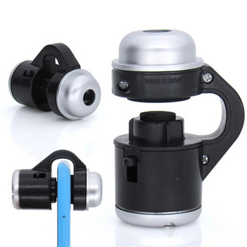 Μικροσκόπιο κινητού τηλεφώνου Τηλεσκόπιο Κλιπ κάμερας Φακός 30x Zoom LED Light Photography PR Έκπτωση