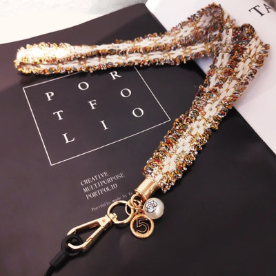 Ιμάντες καρπού τηλεφώνου Anti-lost Lanyard Ball Σχέδιο μπρελόκ για Κλιπ λουράκι λαιμού τηλεφώνου Κρεμασμένο σχοινί λαιμού Ιμάντες κινητού τηλεφώνου