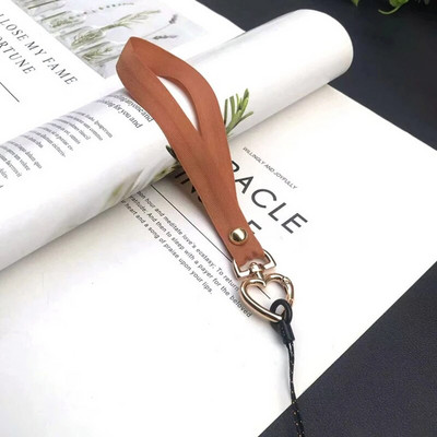 Jauna modes sirds tālruņa aukla sievietēm Tālruņa plaukstas vads Pretnozaudēšanas štropes siksniņa Tālruņa drošības saite Atslēgu piekariņa ķēdes virve