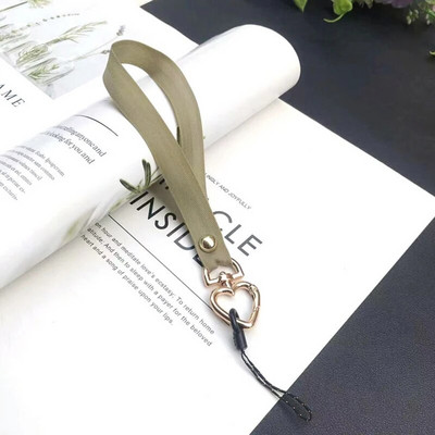 Jauna modes sirds tālruņa aukla sievietēm Tālruņa plaukstas vads Pretnozaudēšanas štropes siksniņa Tālruņa drošības saite Atslēgu piekariņa ķēdes virve