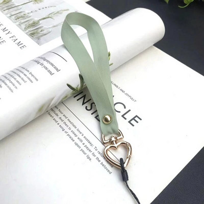 Jauna modes sirds tālruņa aukla sievietēm Tālruņa plaukstas vads Pretnozaudēšanas štropes siksniņa Tālruņa drošības saite Atslēgu piekariņa ķēdes virve