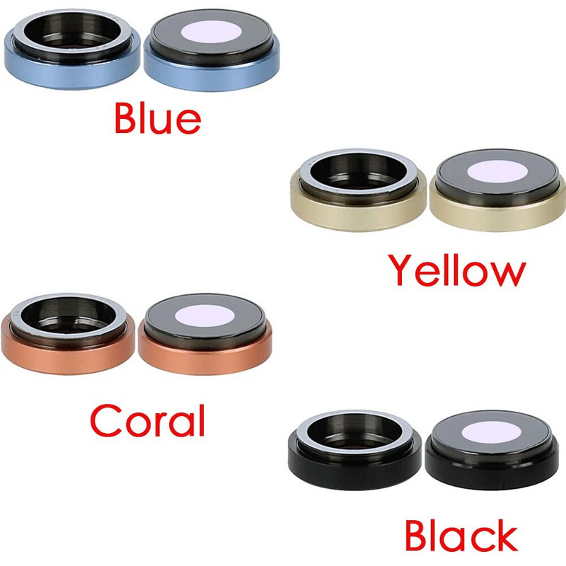 Tagumise kaamera objektiivi klaasist kate koos raami asendusosaga iPhone XR 6,1 tolli jaoks