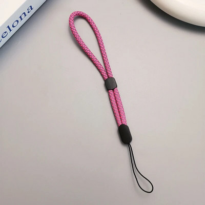 Mobilā tālruņa aukla, īsa, fluorescējoša piekarama plaukstas gredzens, vienkāršs kulons, ar rokām austs tālruņa universālā ķēde, pret nozaudēšanu vērsta virve