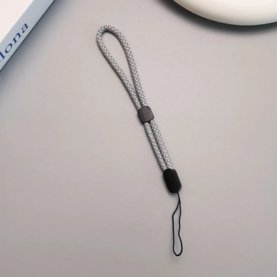 Mobilā tālruņa aukla, īsa, fluorescējoša piekarama plaukstas gredzens, vienkāršs kulons, ar rokām austs tālruņa universālā ķēde, pret nozaudēšanu vērsta virve