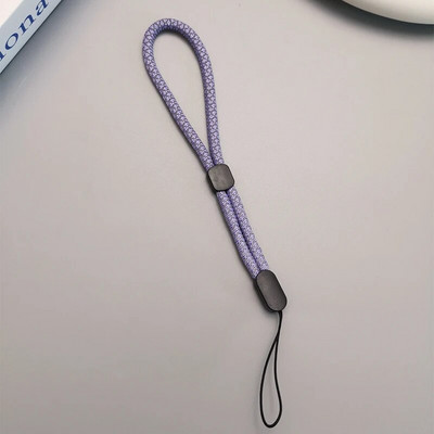 Mobilā tālruņa aukla, īsa, fluorescējoša piekarama plaukstas gredzens, vienkāršs kulons, ar rokām austs tālruņa universālā ķēde, pret nozaudēšanu vērsta virve