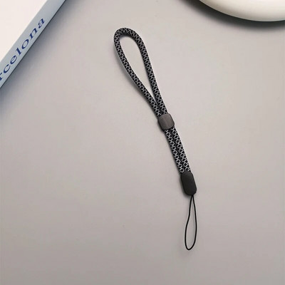 Mobilā tālruņa aukla, īsa, fluorescējoša piekarama plaukstas gredzens, vienkāršs kulons, ar rokām austs tālruņa universālā ķēde, pret nozaudēšanu vērsta virve