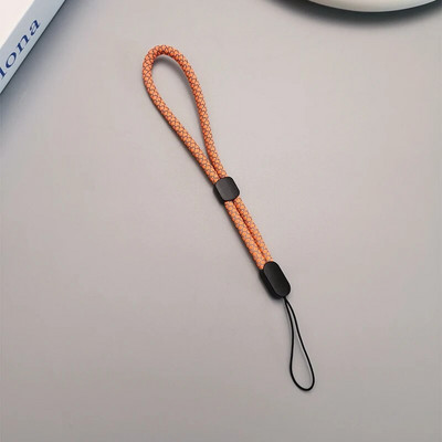 Mobilā tālruņa aukla, īsa, fluorescējoša piekarama plaukstas gredzens, vienkāršs kulons, ar rokām austs tālruņa universālā ķēde, pret nozaudēšanu vērsta virve