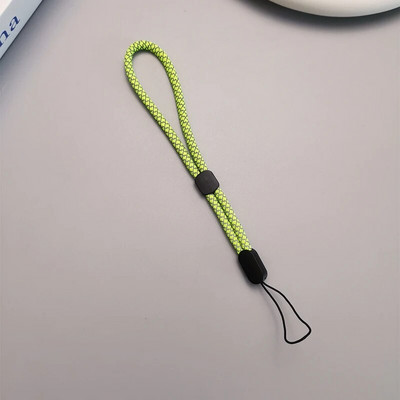 Mobilā tālruņa aukla, īsa, fluorescējoša piekarama plaukstas gredzens, vienkāršs kulons, ar rokām austs tālruņa universālā ķēde, pret nozaudēšanu vērsta virve