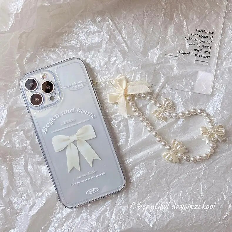 Ins Bow Virve Pearl Mobilā tālruņa ķēde Tālruņa siksniņa Ķēde Sieviešu Meitenes Pērļu Virve Tālruņa korpuss piekārts