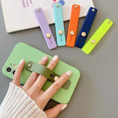Suport universal pentru bandă de mână pentru telefon Suport pentru telefon din silicon Inel pentru degete Push Pull Grip Stand Autocolant Suport pentru telefon