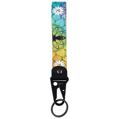 Sunflower Fashion Κοντός ιμάντας τηλεφώνου Μπρελόκ αυτοκινήτου Μπρελόκ Καρπού Λουλούδια Κορδόνι για Κλειδιά Αξεσουάρ μπρελόκ