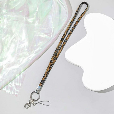Modna, luksuzna, sjajna vrpca za telefon, šarena, svijetla, kratka vrpca za telefon s vještačkim dijamantima DIY vrpca oko vrata protiv gubitka kamere