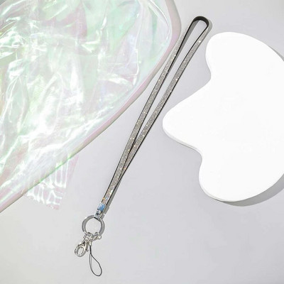 Modna, luksuzna, sjajna vrpca za telefon, šarena, svijetla, kratka vrpca za telefon s vještačkim dijamantima DIY vrpca oko vrata protiv gubitka kamere