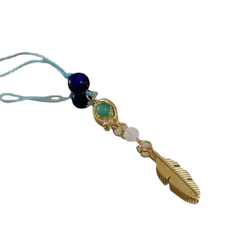 Genshin Game Impact Scaramouche piekarināmais tālrunis, metāla šņores, atslēgu piekariņi, atslēgu piekariņi