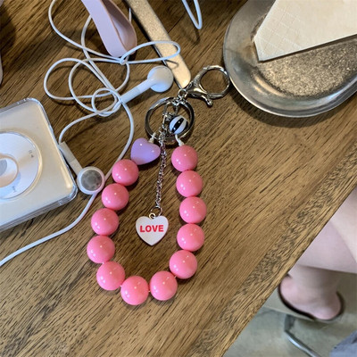 Korejska slatka ljubavna srca Šarena slatka telefonska narukvica za iPhone Ženski dodaci Anti-Lost Lanyard Kabel za vješanje