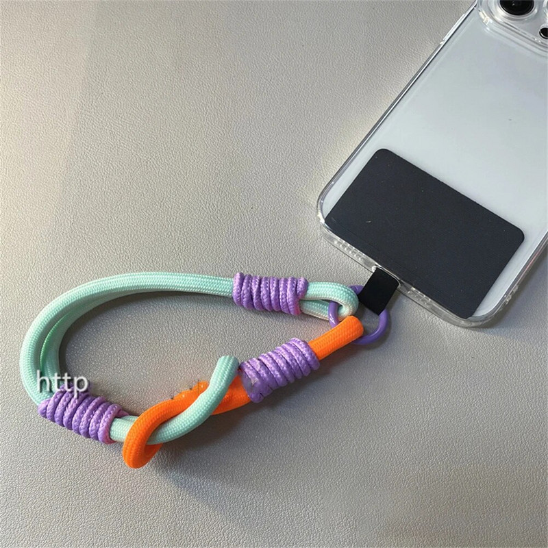 Korejski mobilni telefon Cute Knot Portable Anti-loss Hand Narukvica Lanac Za iPhone 15 14 Pro Max Samsung Flip 4 Coloful Rope Chain