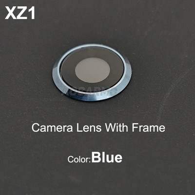 Aocarmo, lentilă din spate, sticlă pentru camera din spate, cu autocolant adeziv inel pentru cadru pentru Sony Xperia XZ1 G8341 G8342 de înlocuire