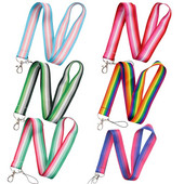 Homoseksualni LGBT užeti u duginim bojama, ključevi, osobna iskaznica, omot za kreditnu karticu, propusnica, privjesak za mobilni telefon, naramenice za oko oko vrata, gay dodaci