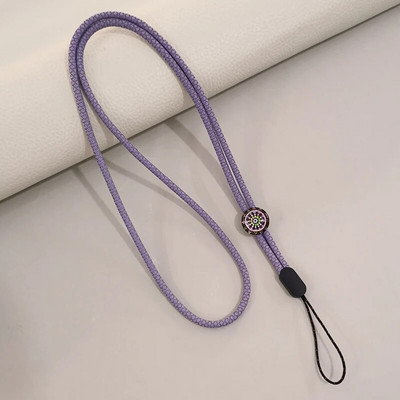 Garas fluorescējošas pūķa raksta auklas mobilā tālruņa auklas drošs un nepazaudēts tālruņa maciņš Universālie štropes tālruņu piekariņi