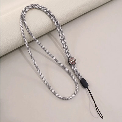 Garas fluorescējošas pūķa raksta auklas mobilā tālruņa auklas drošs un nepazaudēts tālruņa maciņš Universālie štropes tālruņu piekariņi