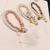 Mobiiltelefoni kaelapael Pearl Pickup Käevõru klambriga Lühike randmepael Pikapikett Pael Käsihelmestega kadumisevastane tropp