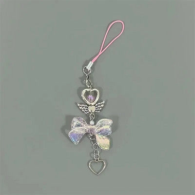 INS Korea roosa telefoni amulettide ripats Kawaii võtmehoidja iPhone 15 jaoks Samsung kott Armsad aksessuaarid Naiste Tüdrukute Rihm Helmestega kaelapael