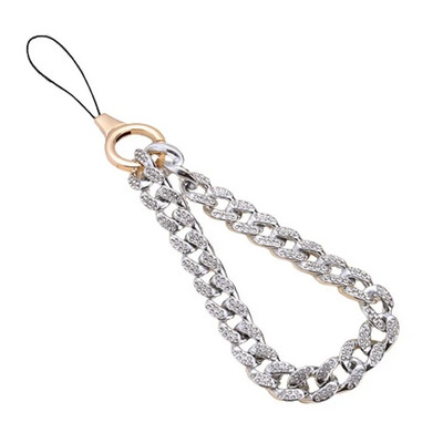 Värviline telefonikett, kaelarihm Mobiiltelefoni võtmehoidja rihm, kaotsiminekuvastane käsitsi valmistatud akrüüljuhtmest ripats naistele ehtetarvikud