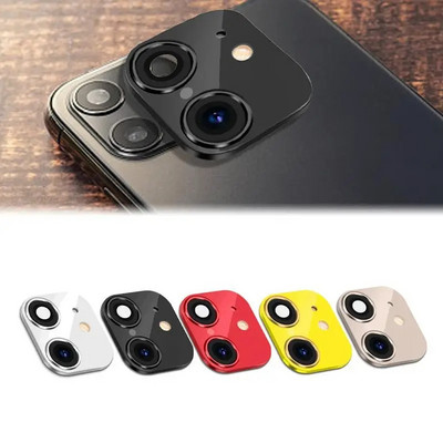 Αυτοκόλλητο ψεύτικο φακού κάμερας ForiPhoneXR To 11 Προστατευτικό φακού οπίσθιας κάμερας Φιλμ σκληρυμένο γυαλί Πλήρες κάλυμμα Προστατευτικό φακού κάμερας