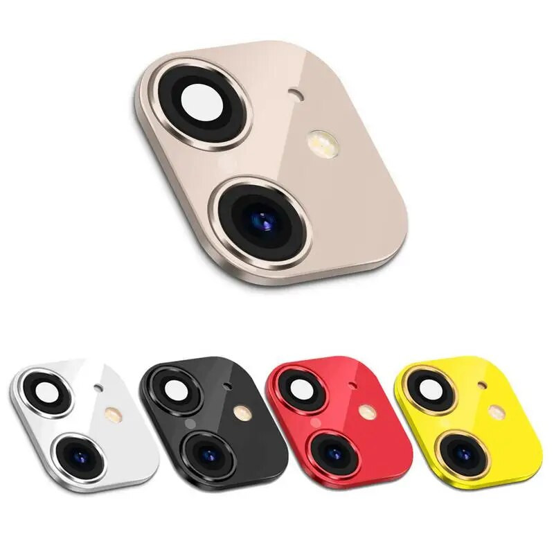 Netikras fotoaparato objektyvo lipdukas, skirtas iPhoneXR prie 11 galinio objektyvo fotoaparato apsauginės plėvelės grūdinto stiklo viso dangčio fotoaparato objektyvo apsauga