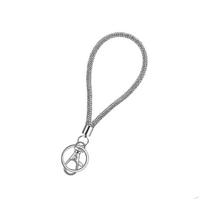 Kristalna vrpca s metalnom kopčom i privjeskom za ključeve Vrpce za značku oko vrata s vještačkim kamenčićima za žene Traka za osobne iskaznice i ključeve Izdržljiva