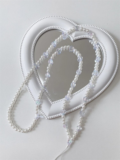 Korejas sirds fāzēm tālruņa siksniņa Virves Pretnozaudēšanas ķēde priekš iPhone Samsung universālie aksesuāri Crossbody kaklarotas auklas ķēde