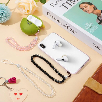 Crystal Beads Anti Lost Phone Strap Phone Jewelry Wrist Lanyard Phone Chain for Women Handmade Jewelry Pending