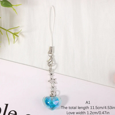 Butterfly Star Cross Y2k Pandantiv Snur pentru telefon pentru fete Curele minimaliste pentru telefon mobil Decor breloc