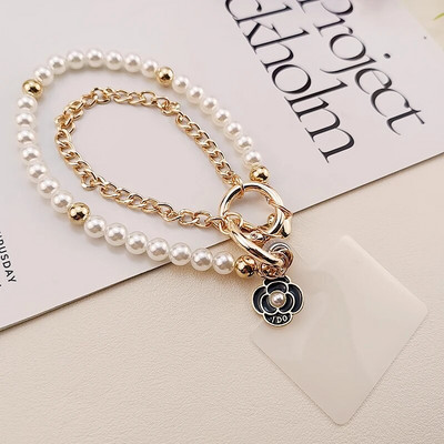 Mobiiltelefonipael Peen ripatsiga randmekett, lühike käeshoitav rihmaga telefoniümbris klambriga universaalne kaotsiminekuvastane tropp