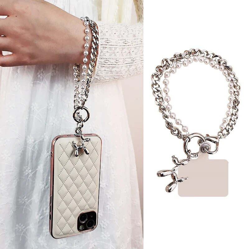 Mobiiltelefonipael Peen ripatsiga randmekett, lühike käeshoitav rihmaga telefoniümbris klambriga universaalne kaotsiminekuvastane tropp