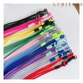 Universāla korejiešu virves kaklarota pret zudumiem, Dopamīna krāsaina vadu tālruņa virve iPhone 14 13 15 Pro Max virves ķēdei