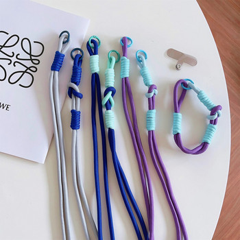 Κολιέ Universal Korean Lanyard Anti Loss Tie Dopamine Colorful Cord Phone Rope for iPhone 14 13 15 Pro Max Rope Chain