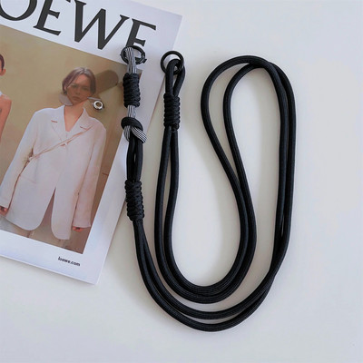 Universāla korejiešu virves kaklarota pret zudumiem, Dopamīna krāsaina vadu tālruņa virve iPhone 14 13 15 Pro Max virves ķēdei